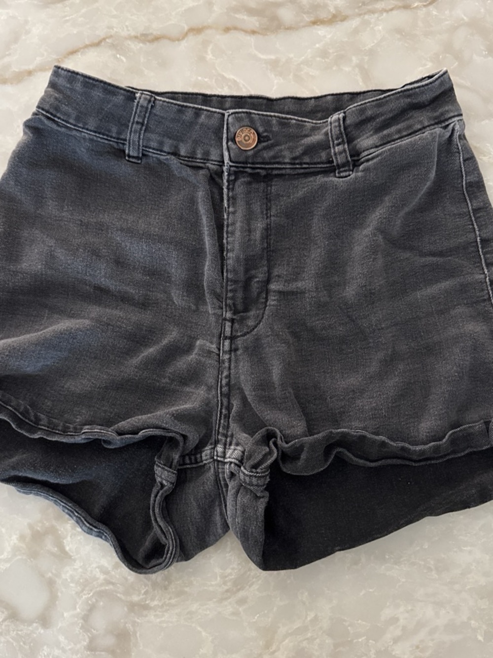 Divided Women's Denim Shorts size 6 Black